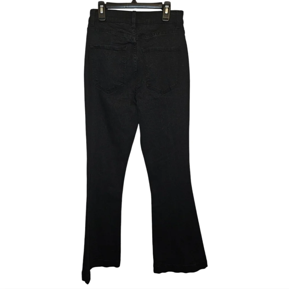 Chelsea & Violet Jeans Black Bootcut Pockets Belt Loops High Rise Sz 27 NWT - Picture 5 of 5